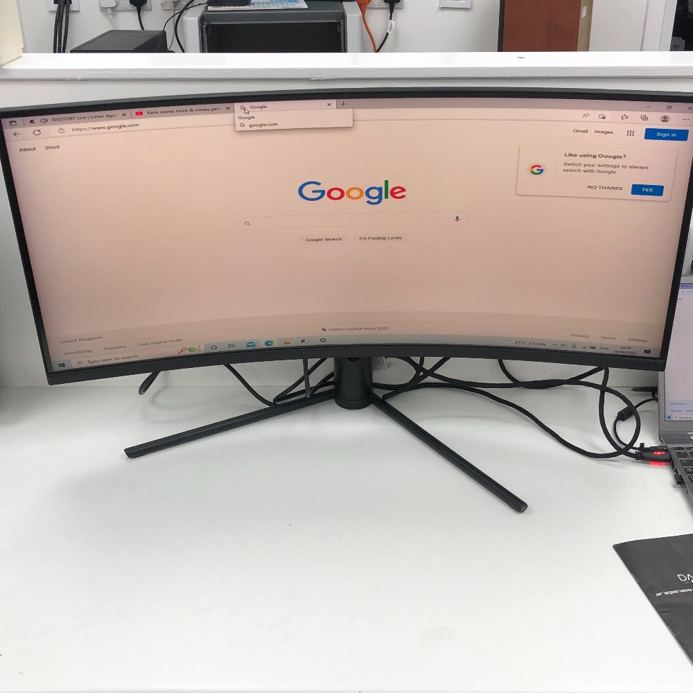 Dark Matter 34in UltraWide Gaming Monitor 165Hz RRP £400 Own4Less